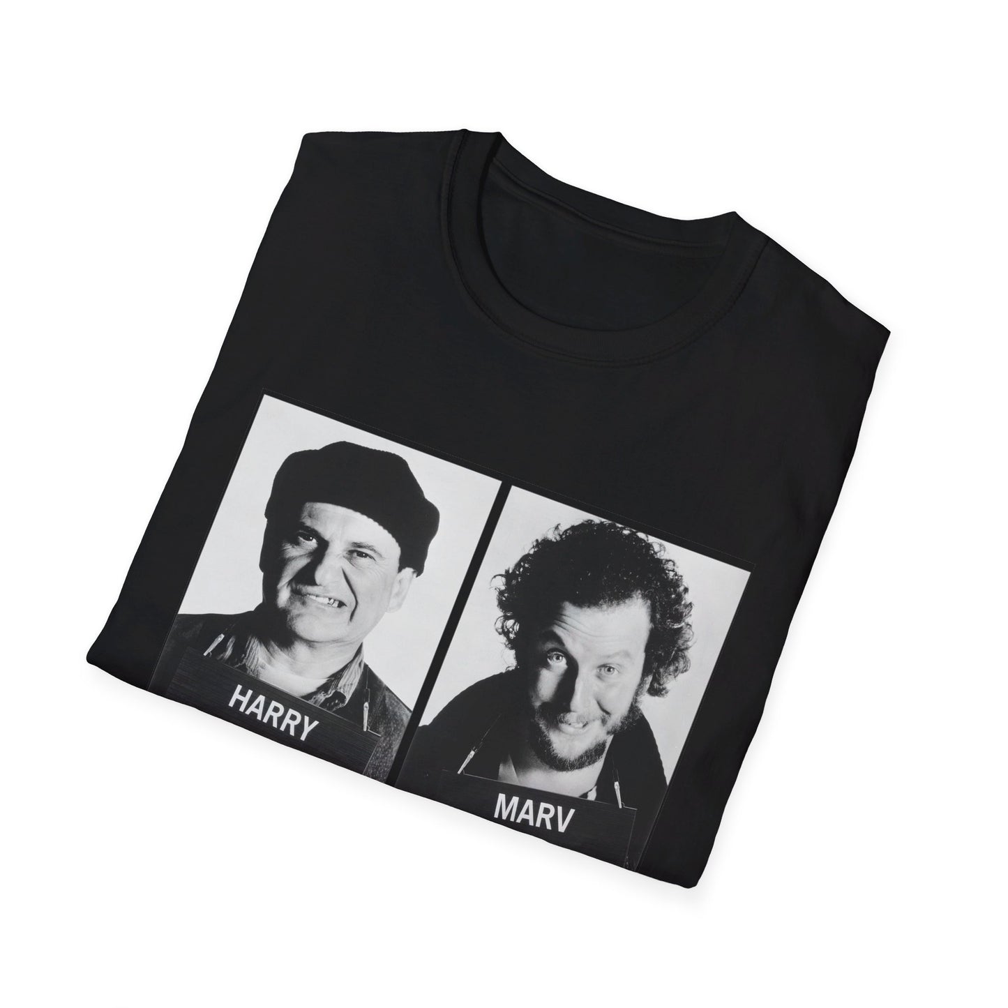 harry and marv wet bandits mugshot tshirt