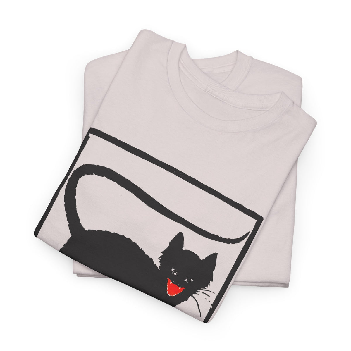 1925 black cat woodcut print by wiktoria gorynska tshirt