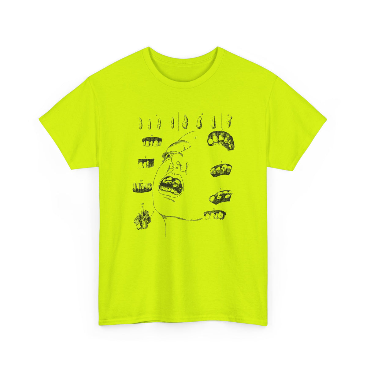 early 1800s disease of the human teeth dentistry illustration tshirt