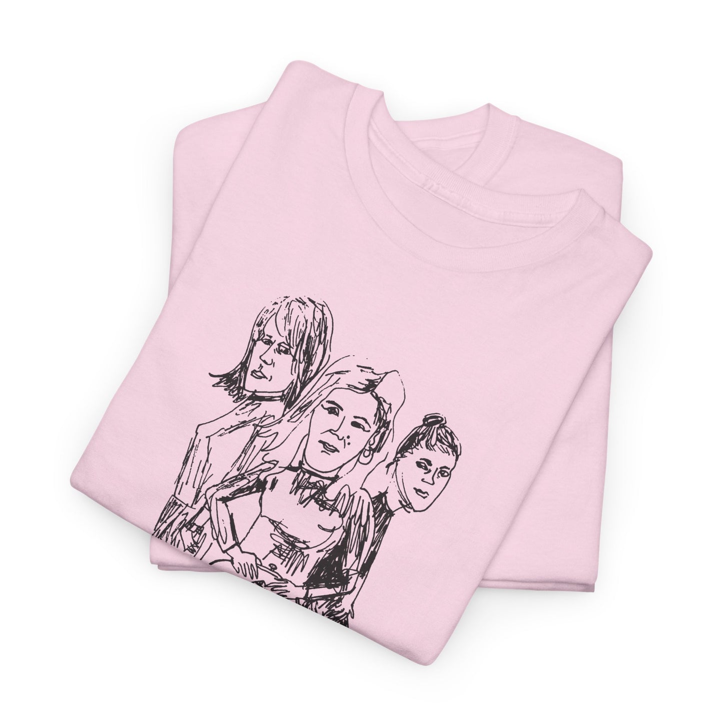 the delmonas medway garage punk fan art sketch tshirt