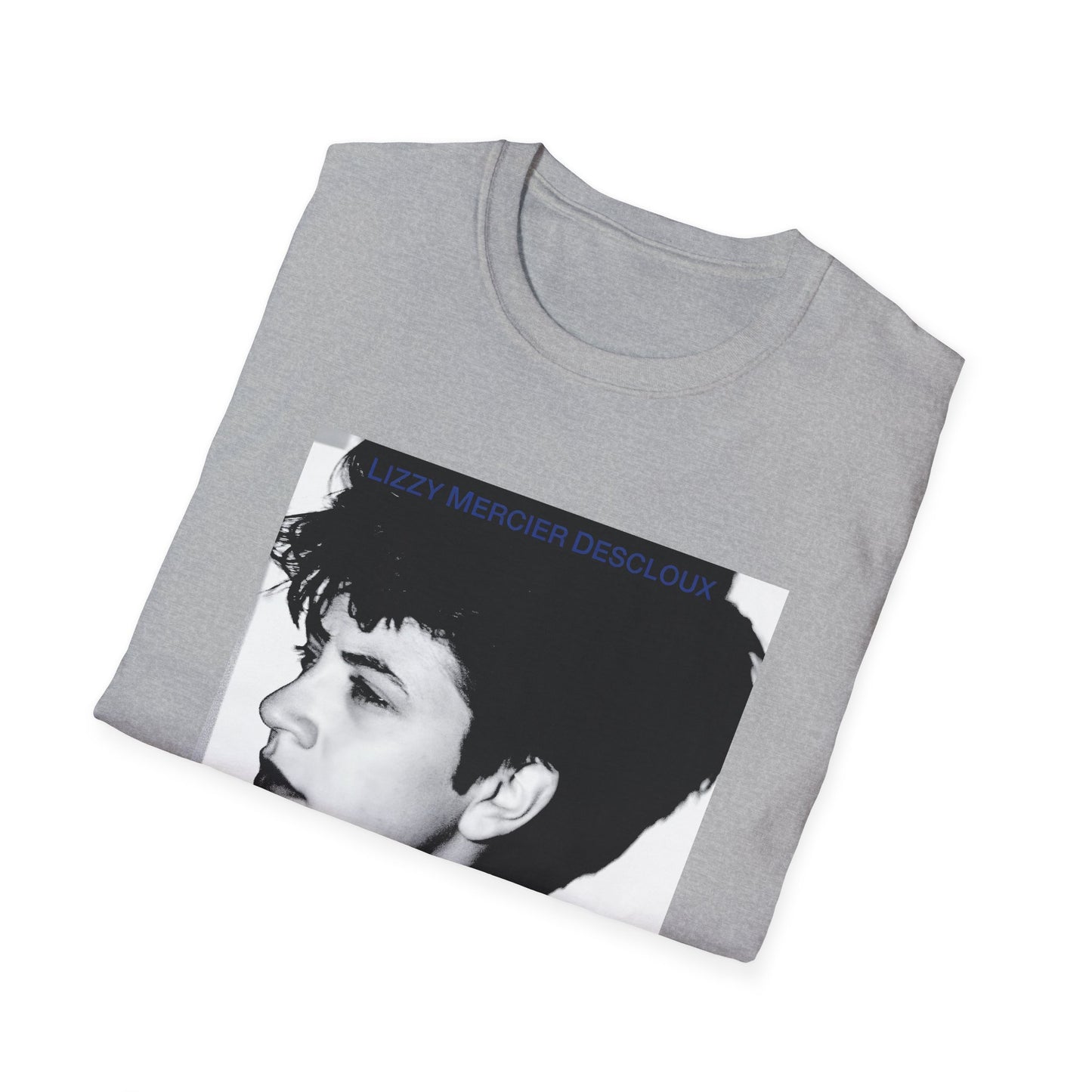 lizzy mercier descloux 1979 press color album cover tshirt