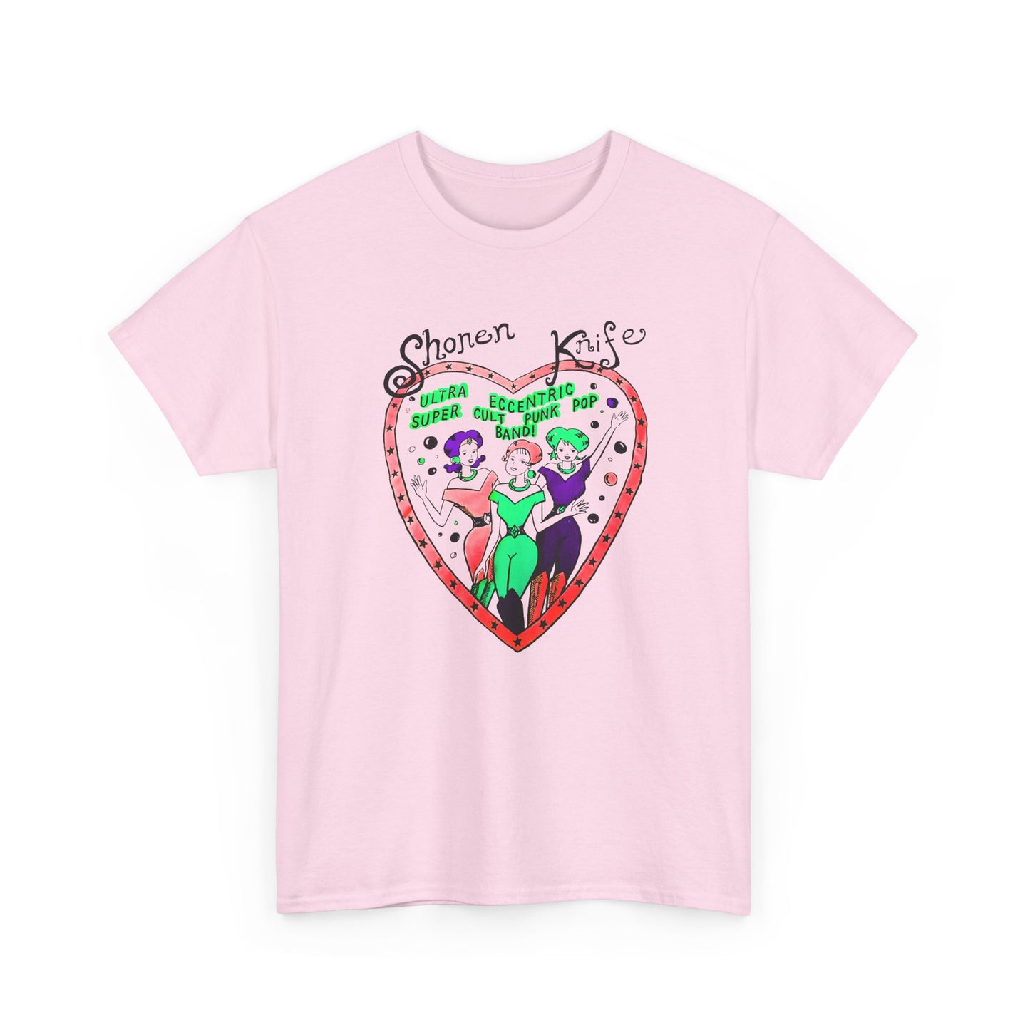 1990s vintage shonen knife reproduction edit tshirt