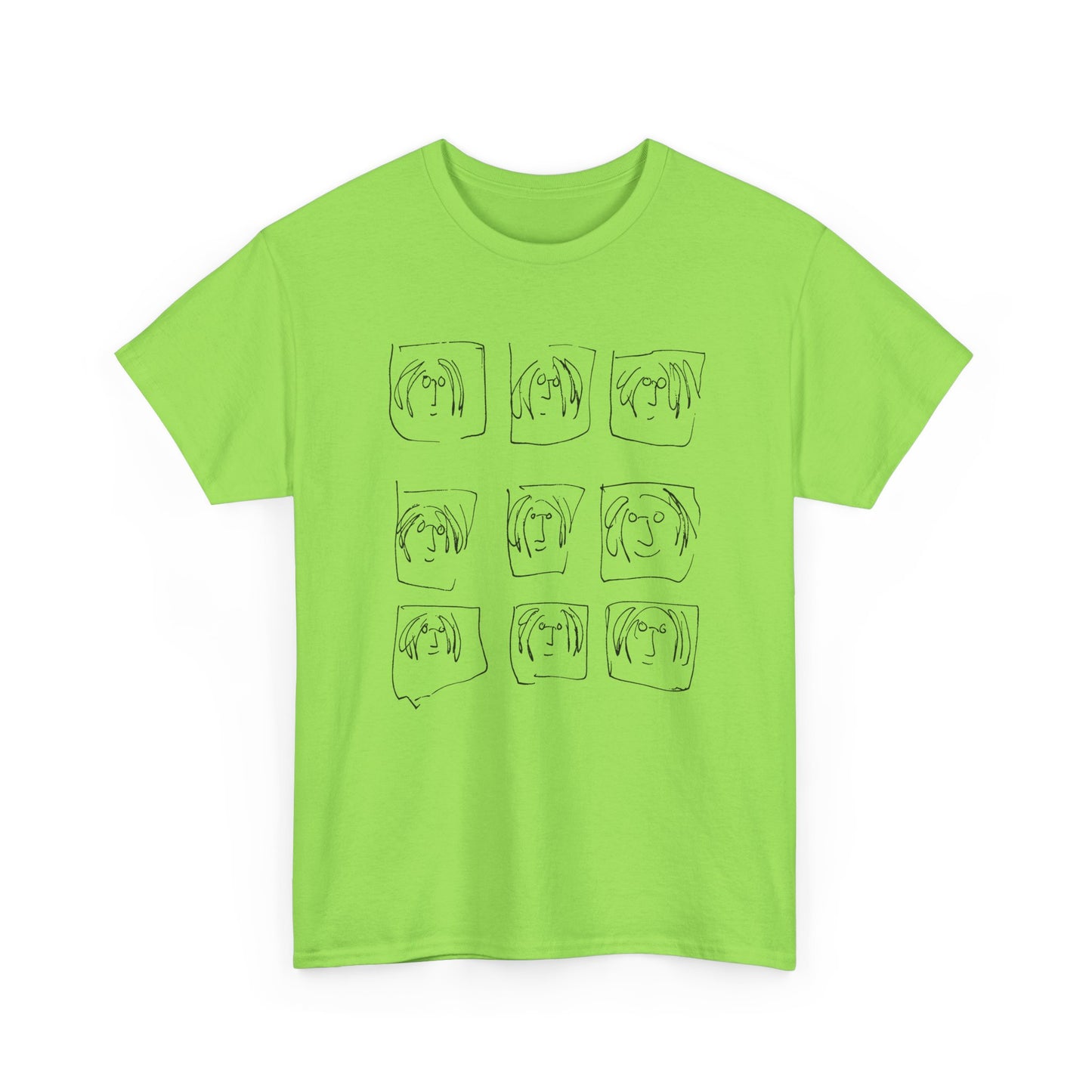 9 john lennons self portrait line drawings by john lennon whatmart edit tshirt