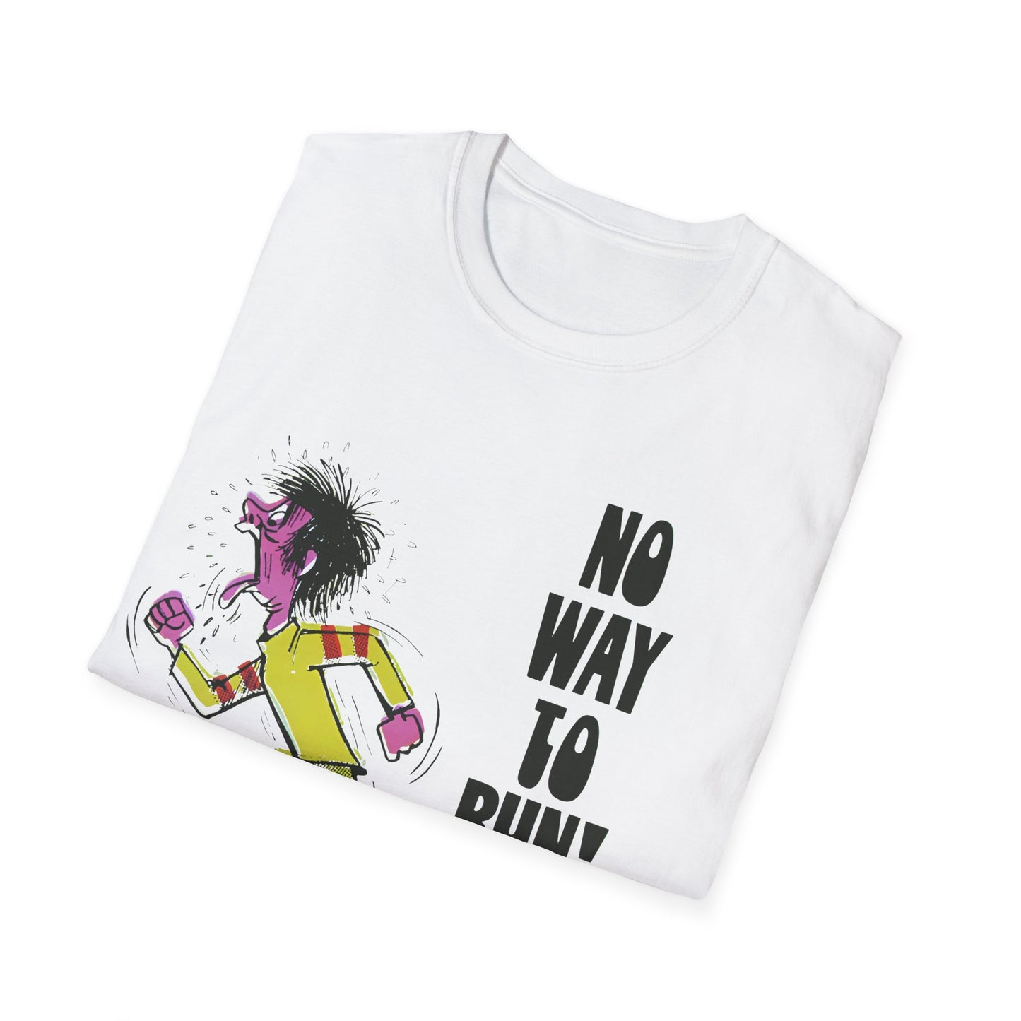 1960s/70s anti-drug poster "no way to run (drugs)" by smartset smarteen s.o.s tshirt