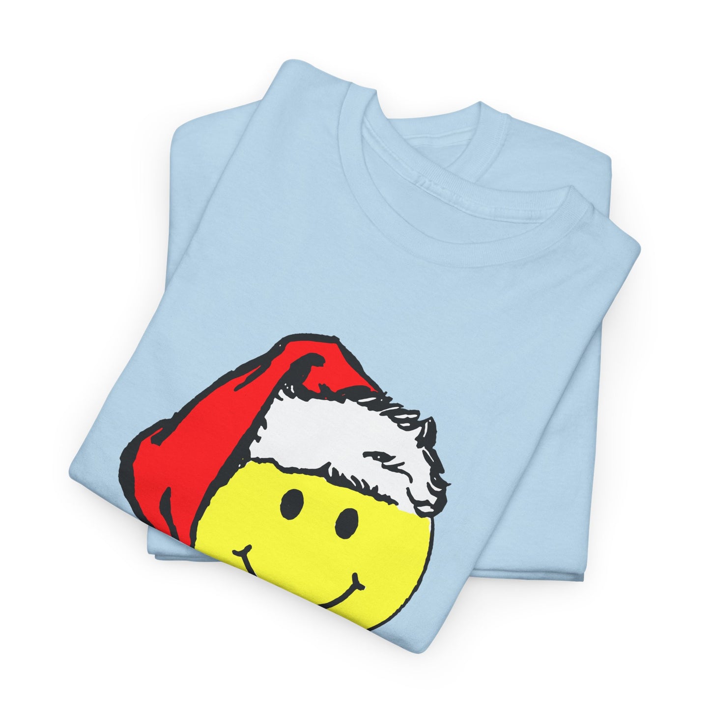 happy face santa 1980s reproduction tshirt