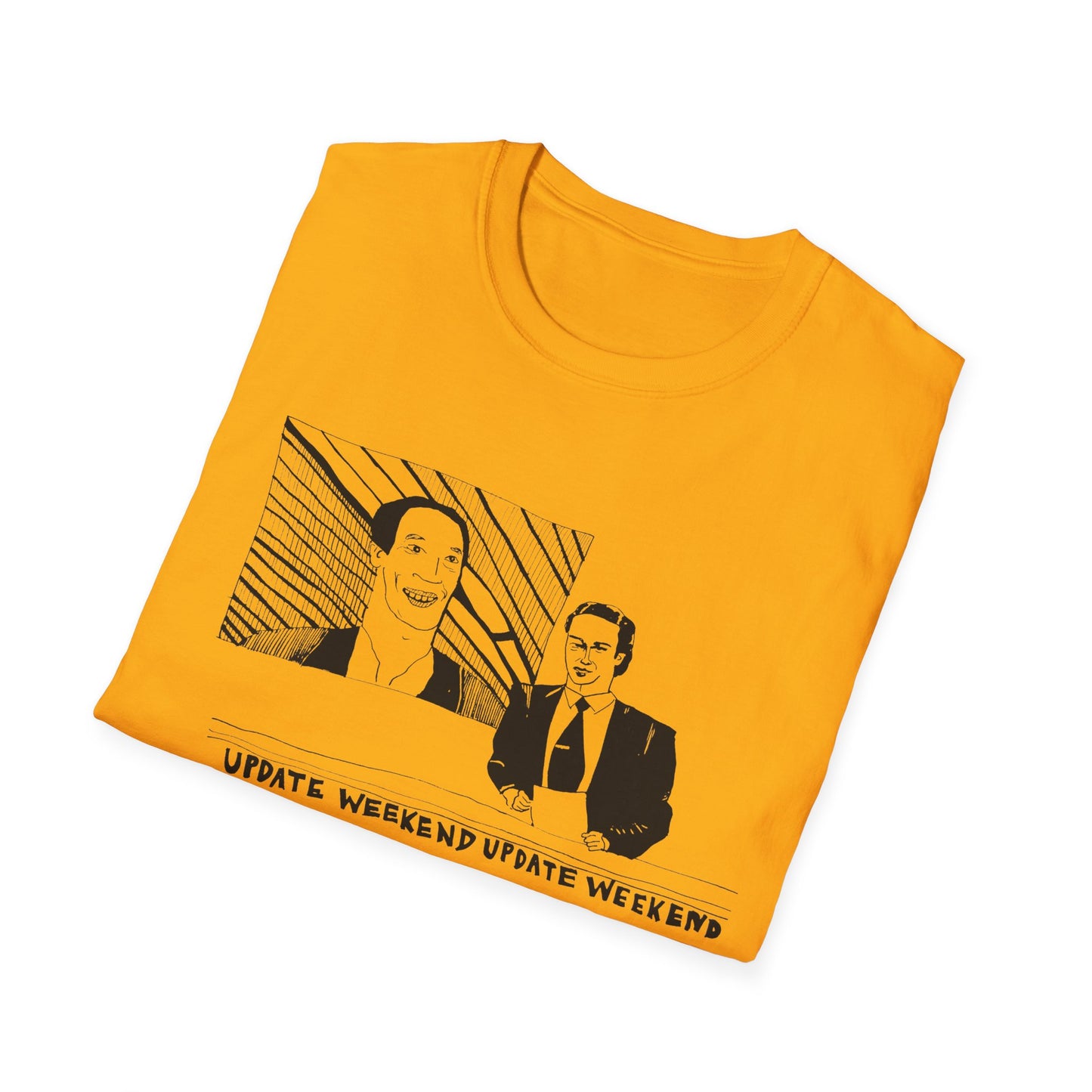 original drawing of the time norm macdonald got fired from snl for oj jokes fan art tshirt