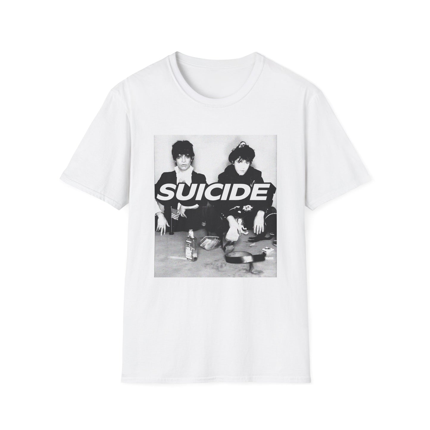 martin rev and alan vega suicide band 6 tshirt