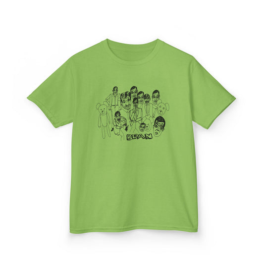 scary bean original drawing YOUTH SIZE short sleeve tee