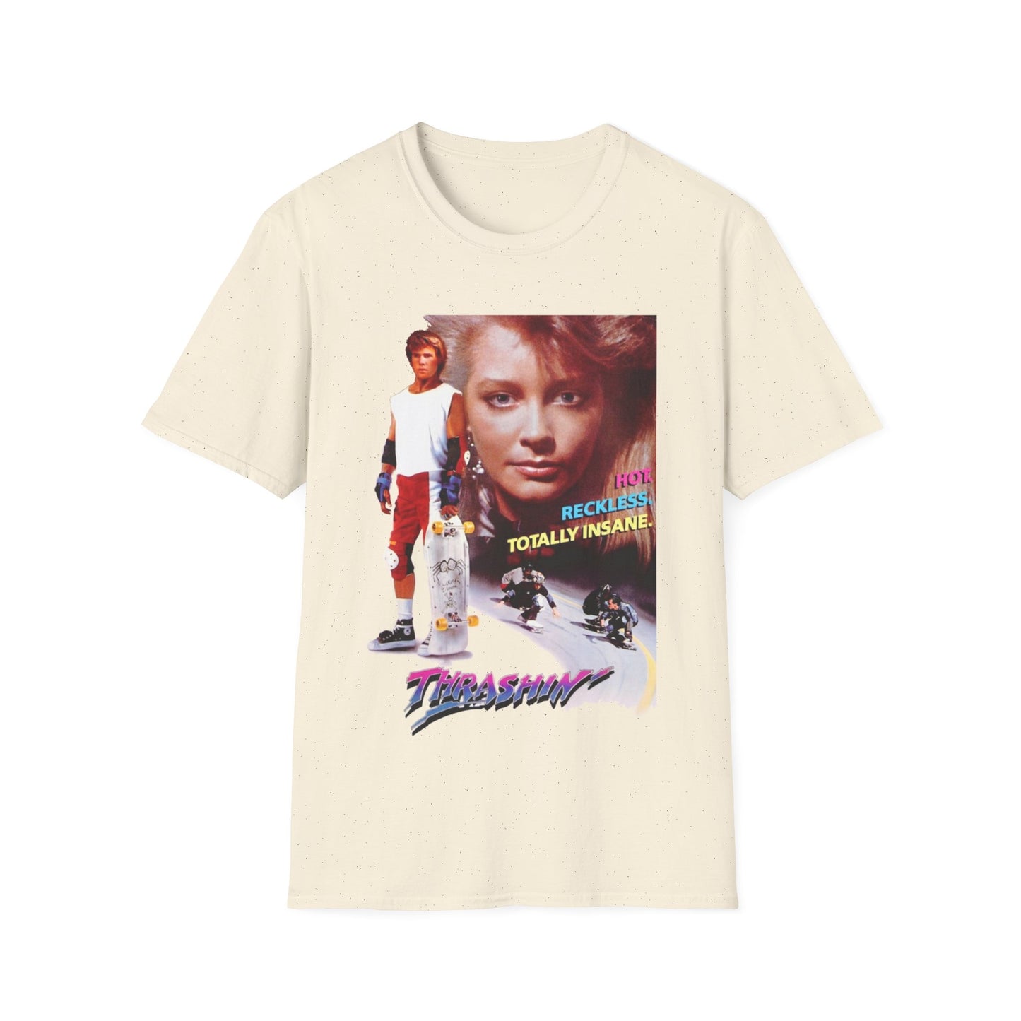 thrashin' 1986 skater gang movie poster tshirt