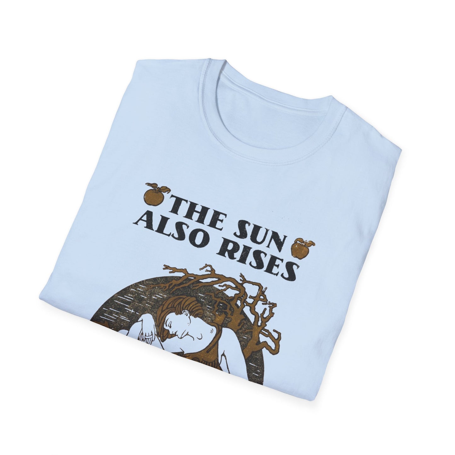 1926 ernest hemingway book cover by cleo damianakes for "the sun also rises" the tshirt