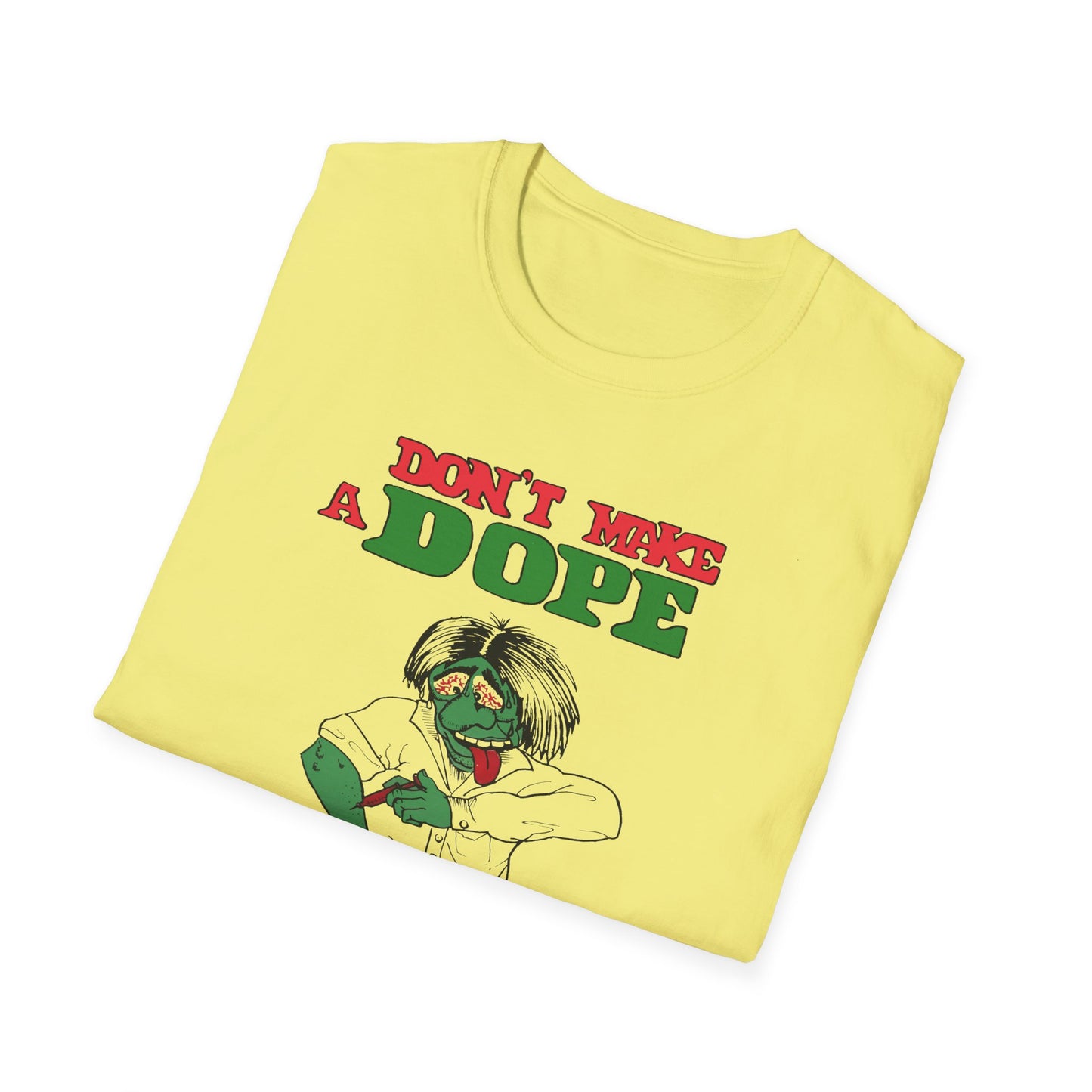 1960s anti-drug poster tshirt "don't make a dope of yourself" by smartset smarteen s.o.s tshirt