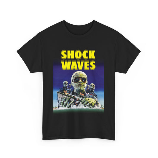 1977 american horror movie shock waves movie poster tshirt