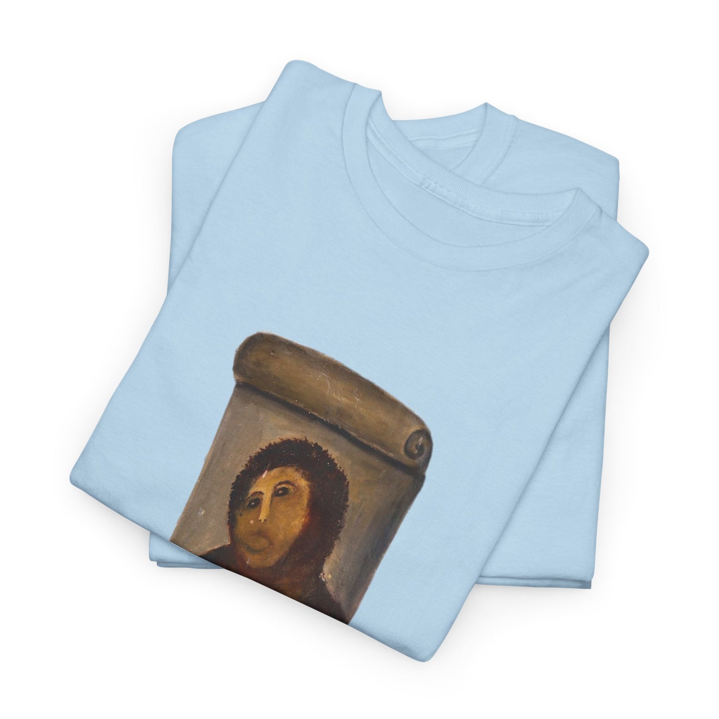 ecce homo botched restoration tshirt behold the monkey tshirt
