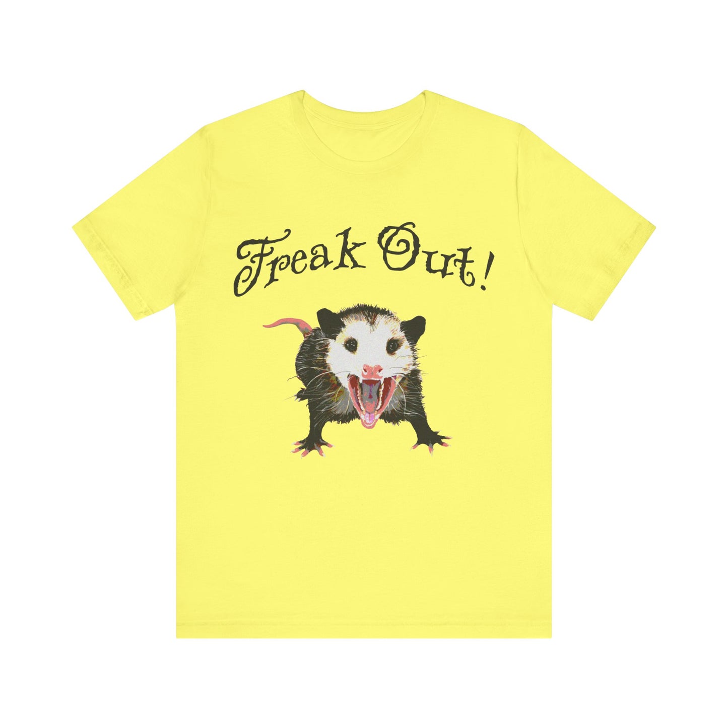 freak out! opossum (possum) tshirt