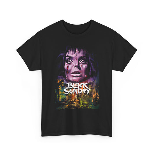1960 black sunday poster 2 tshirt