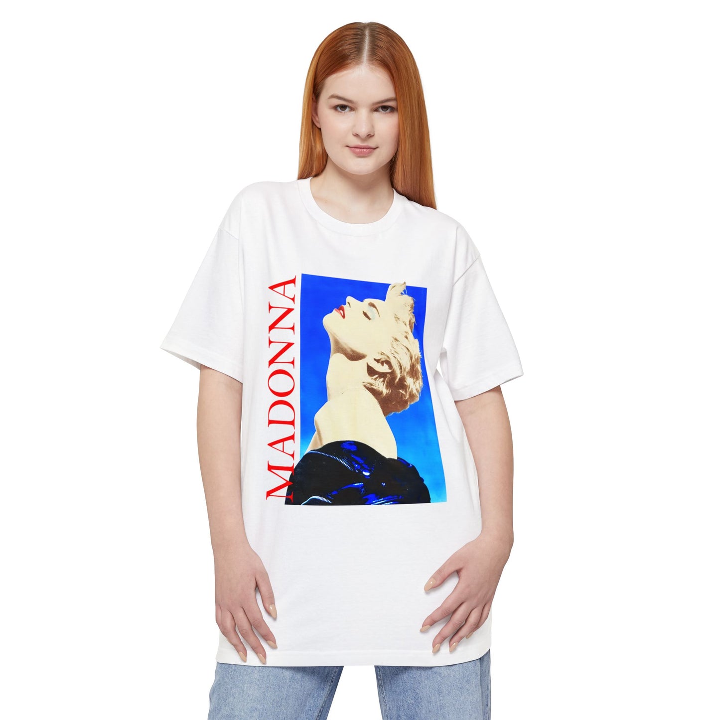 oversized 1986 rare madonna reproduction unisex tall beefy tshirt