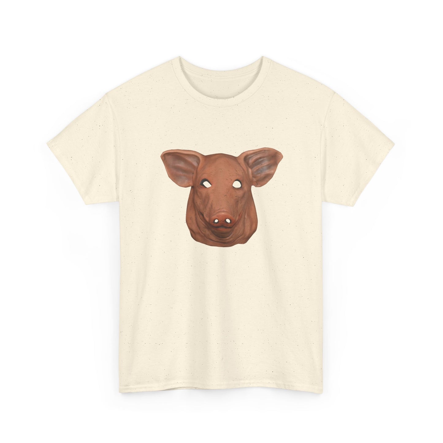 creepy pig mask tshirt