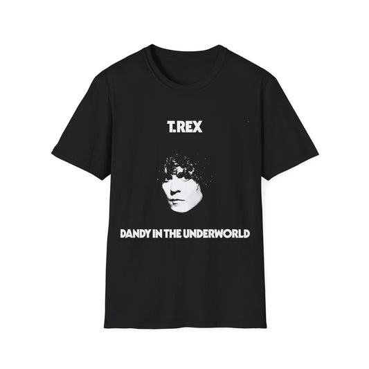 t. rex 1977 dandy in the underworld album tshirt