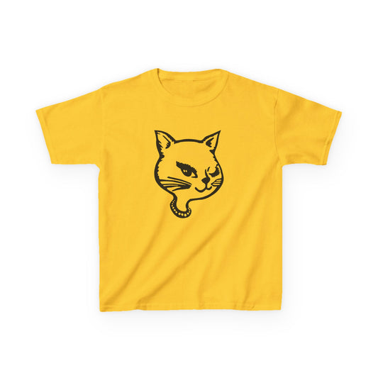 1990s winking cat YOUTH SIZE tshirt