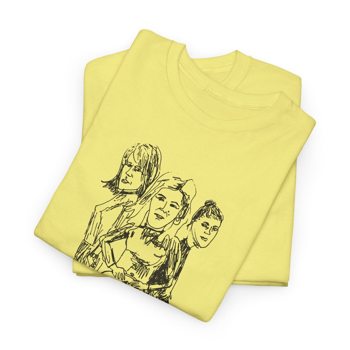 the delmonas medway garage punk fan art sketch tshirt