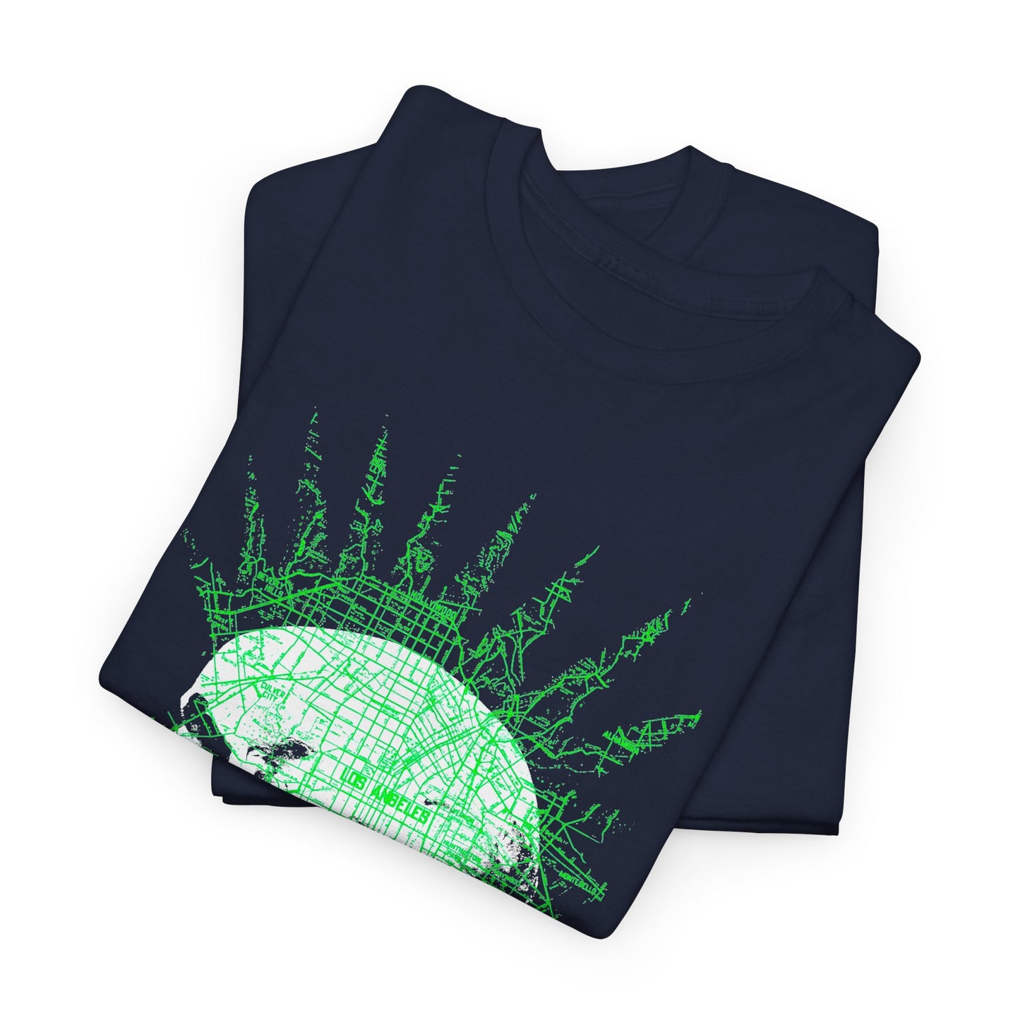 repo man skull punk in green tshirt