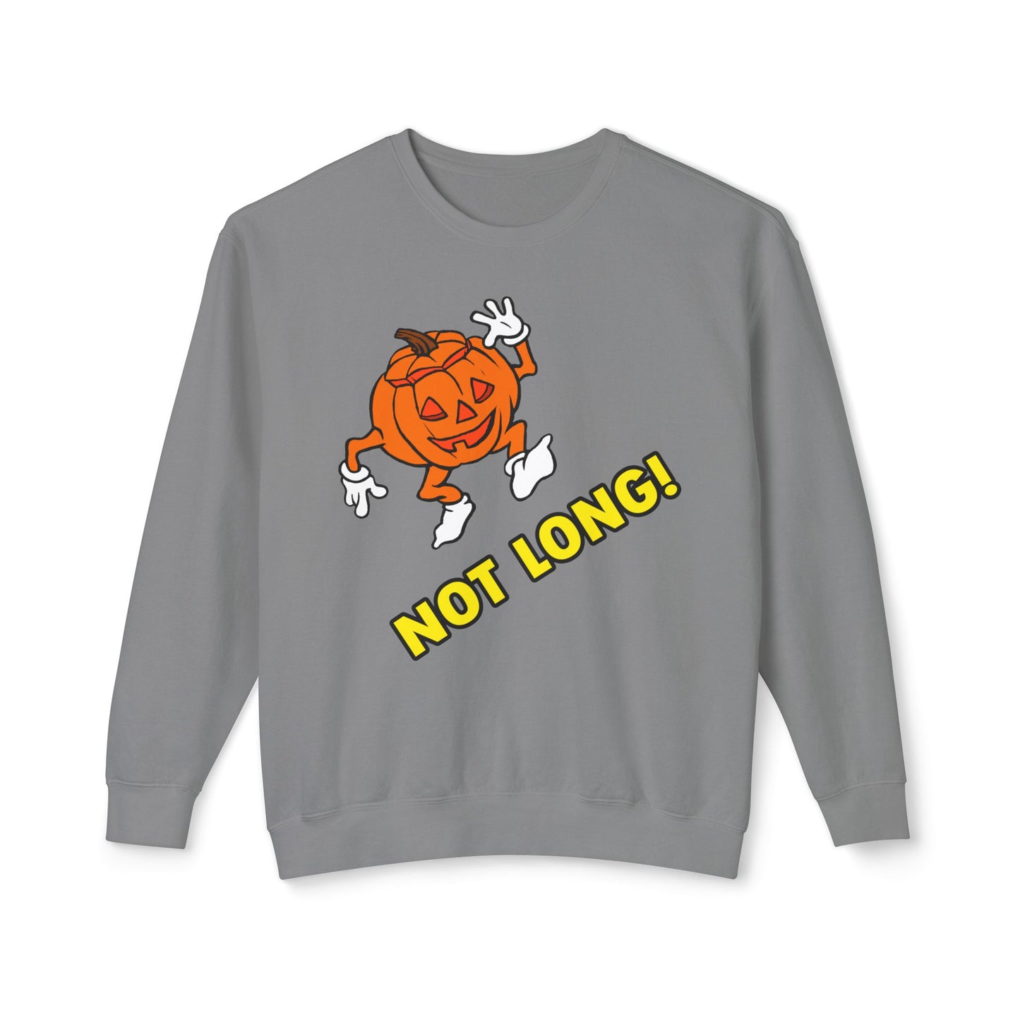 old tv commercial halloween pumpking guy not long custom reproduction 100% cotton sweatshirt