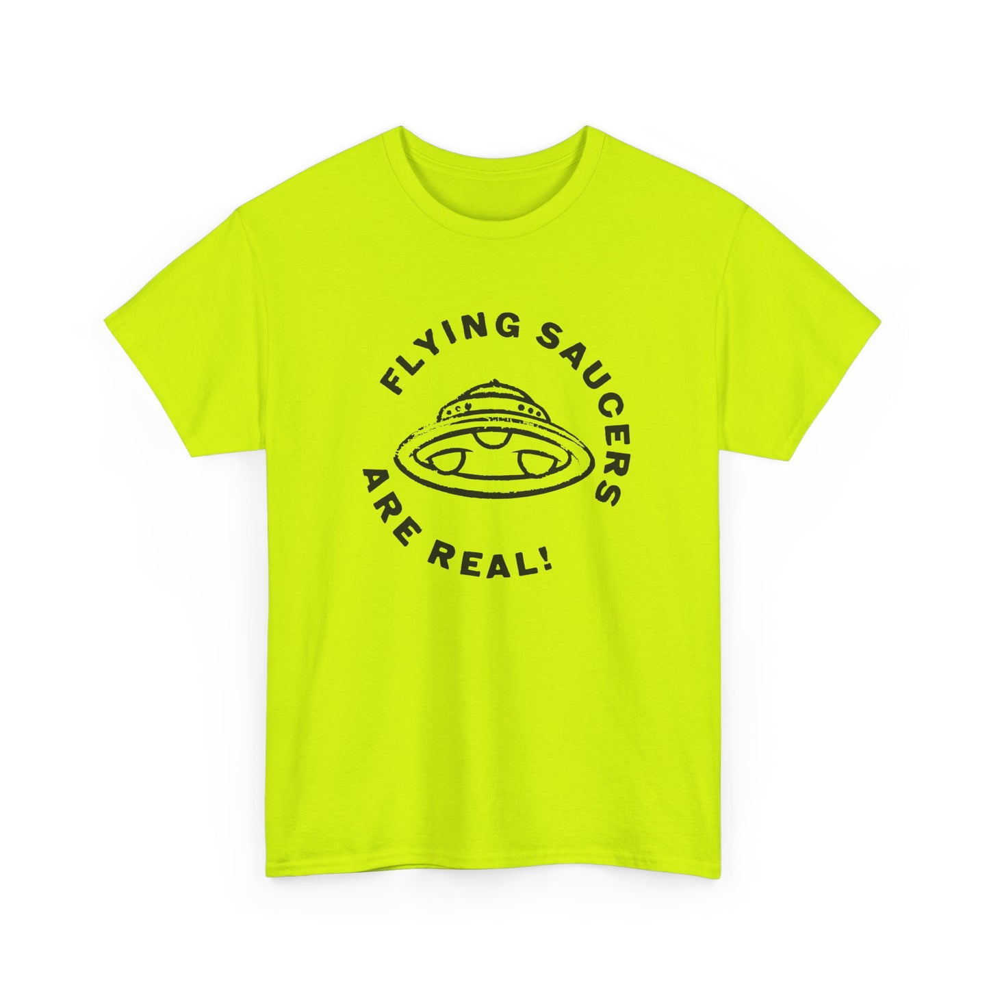 flying saucers are real! vintage style image tshirt