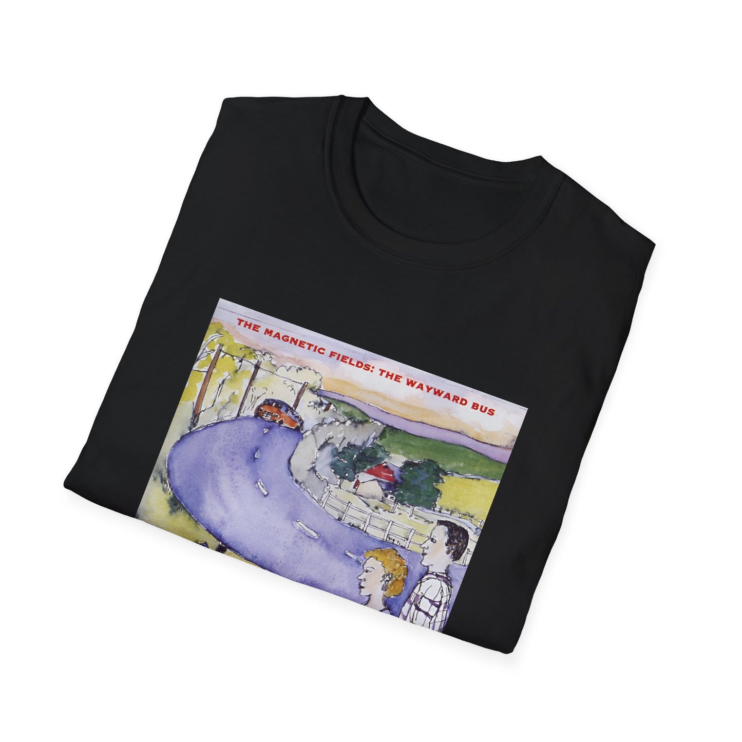 the magnetic fields 1992 the wayward bus album tshirt