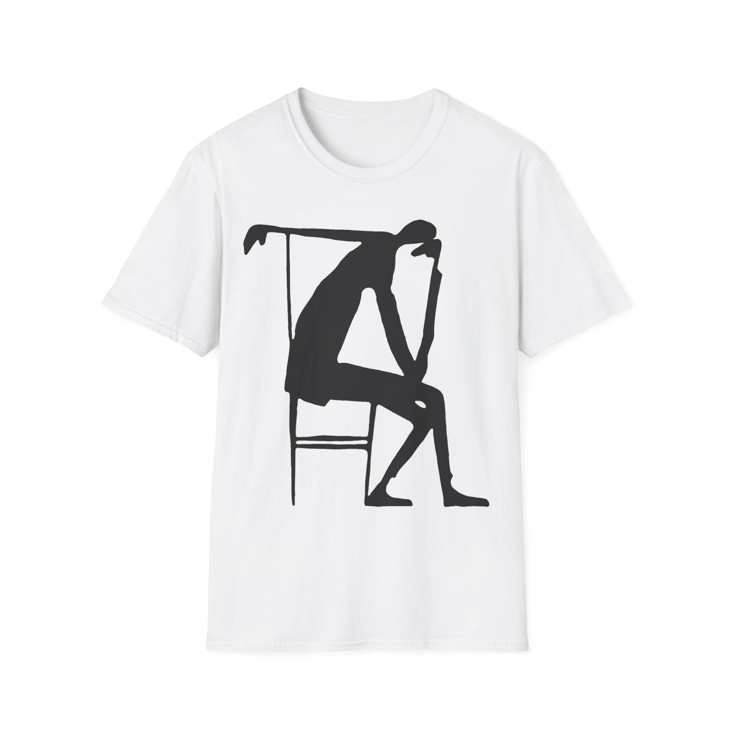 early 1900s sketch india ink on paper by franz kafka "the thinker" tshirt