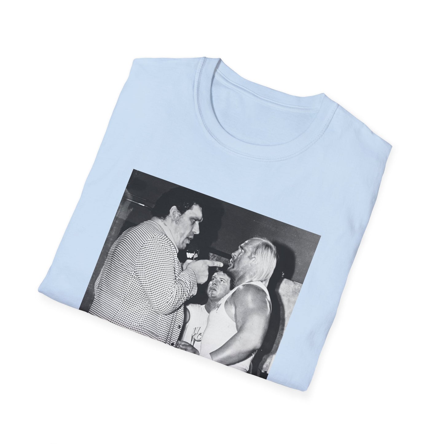 wrestlemania iii hulk v. andre the giant photo tshirt