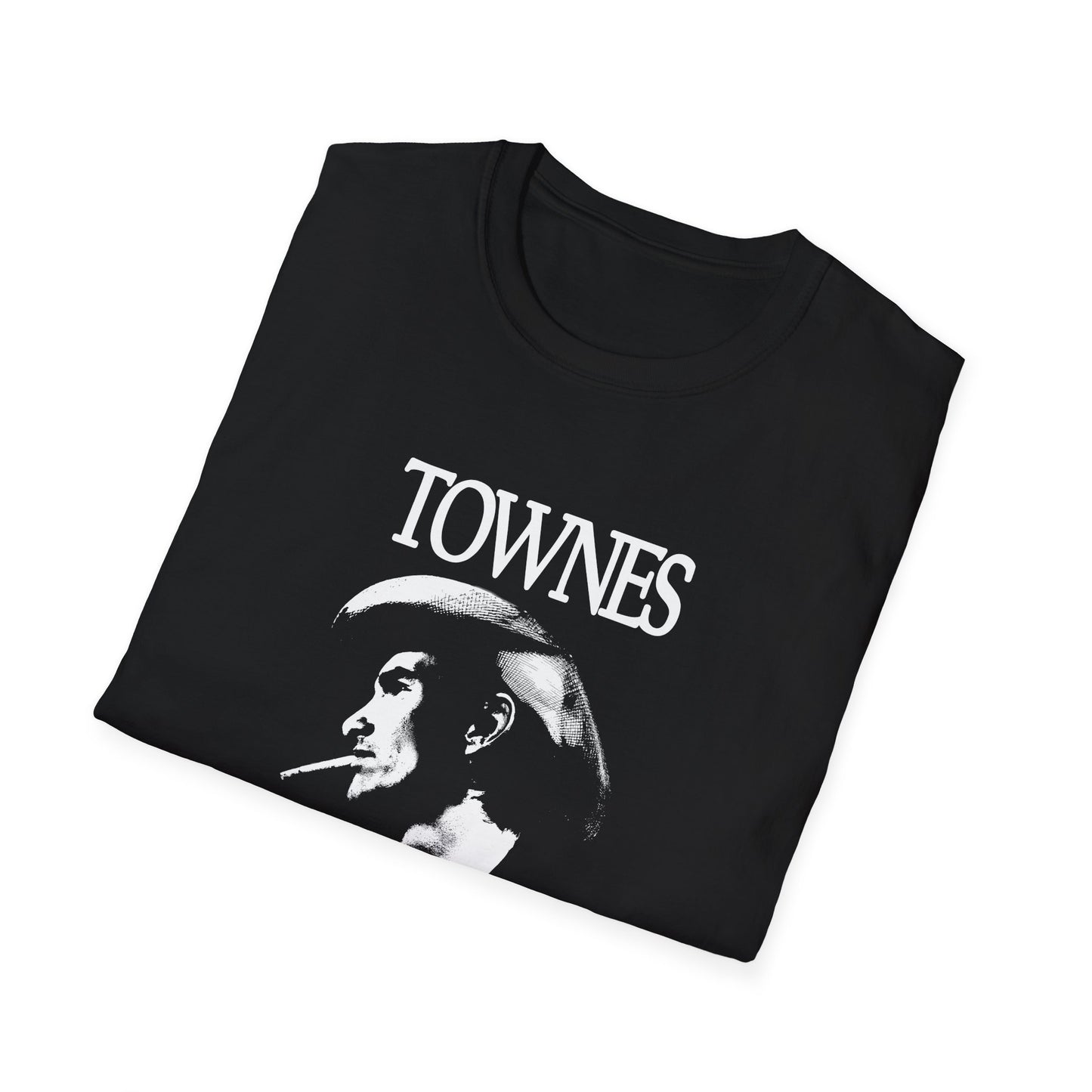 townes van zandt stencil fan art tshirt