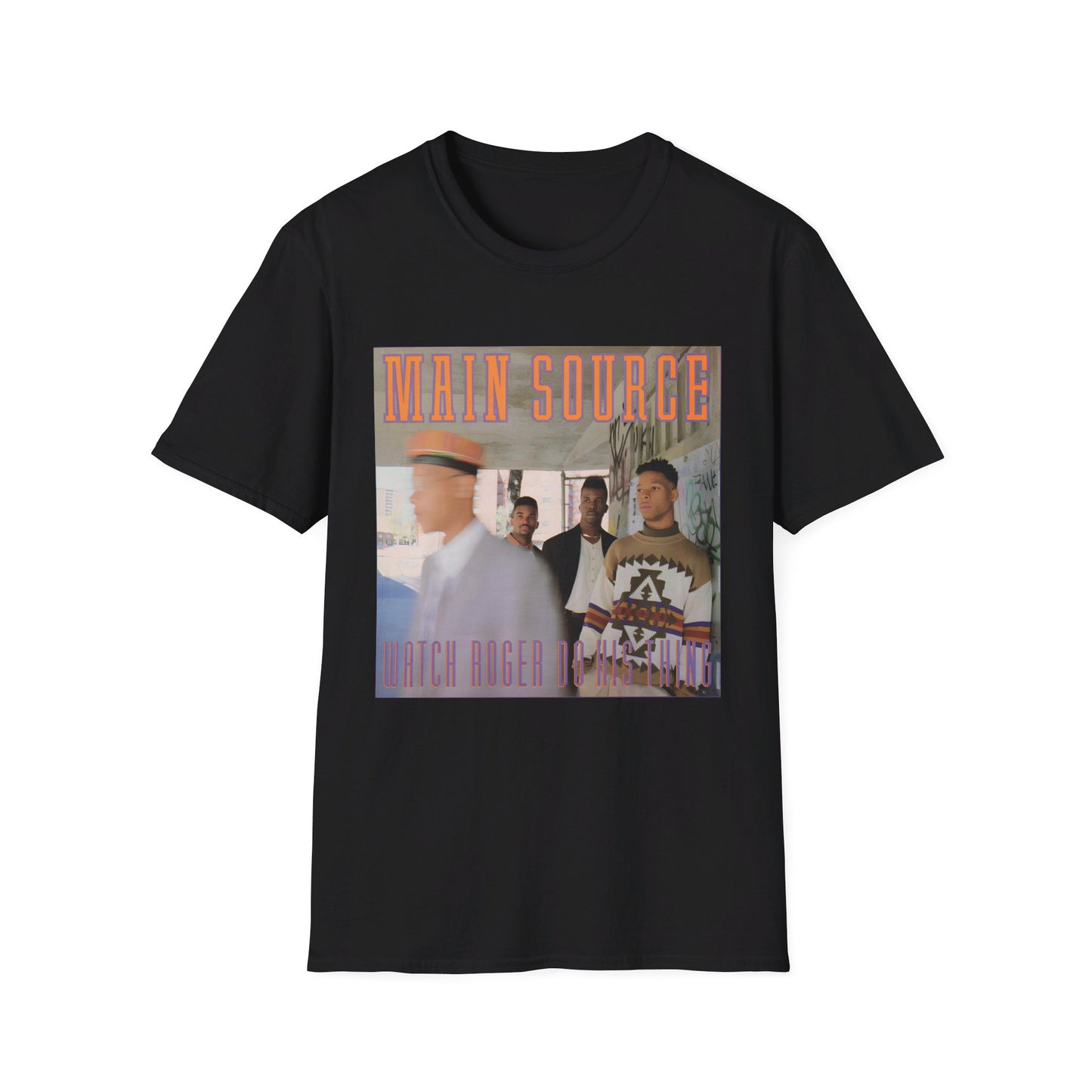 main source 1991 watch roger do his thing single tshirt