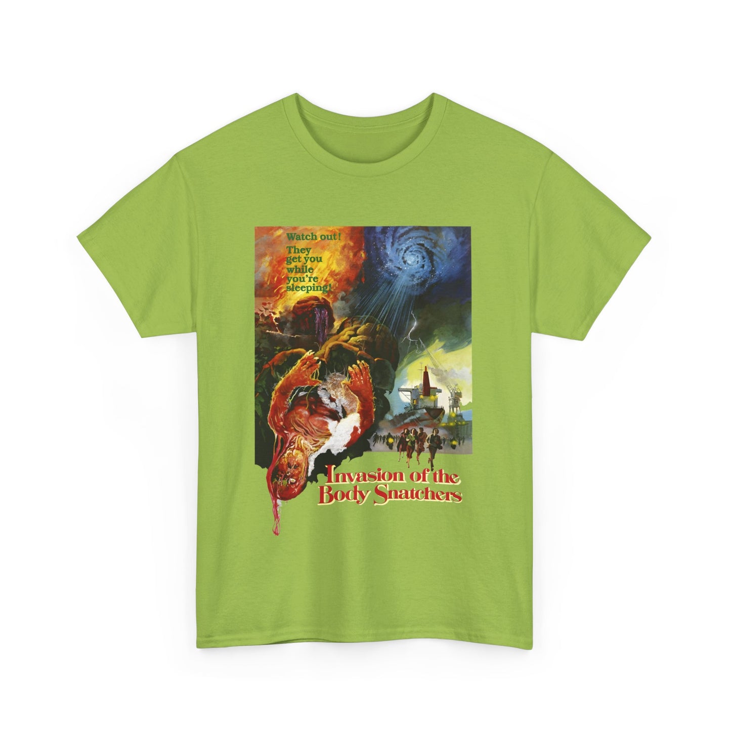 1978 invasion of the body snatchers movie poster tshirt