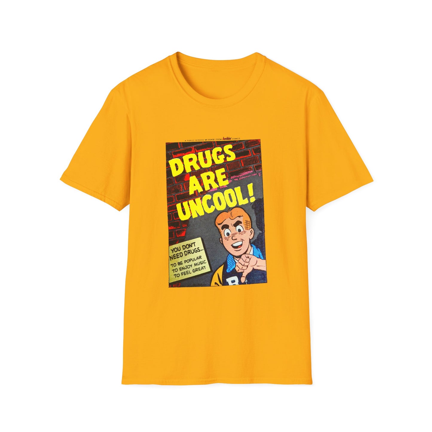 archie comics drugs are uncool tshirt