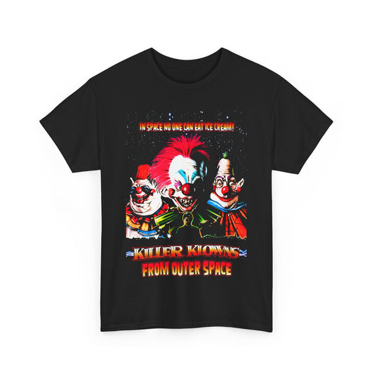 killer klowns from outer space movie poster tshirt