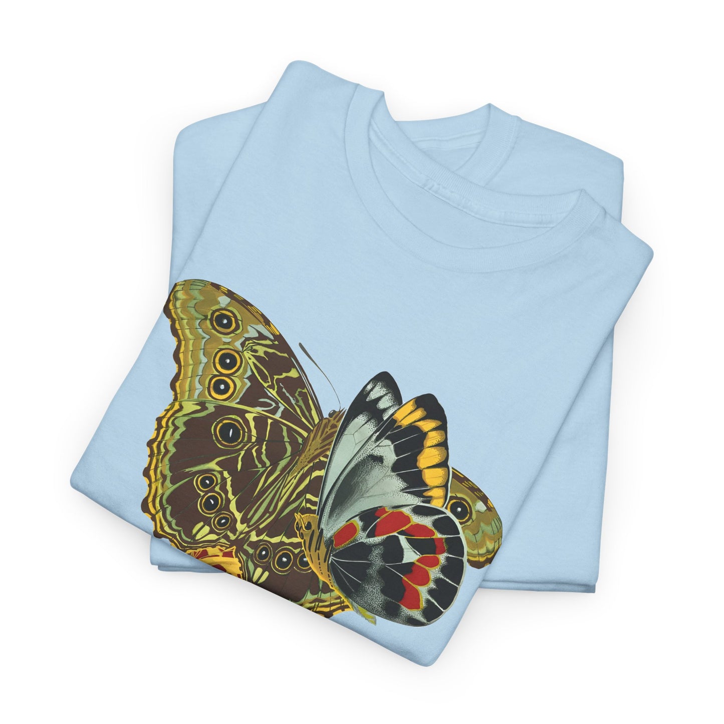 1925 papillons butterfly illustration by emile allain seguy tshirt