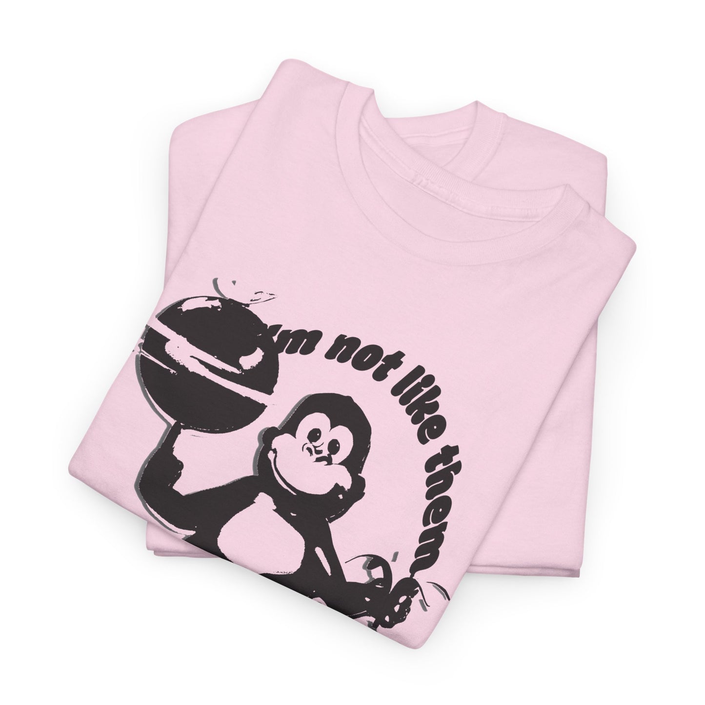 incredible graphic design bonzibuddy dumb i'm not like them but i can pretend stencil variation tshirt