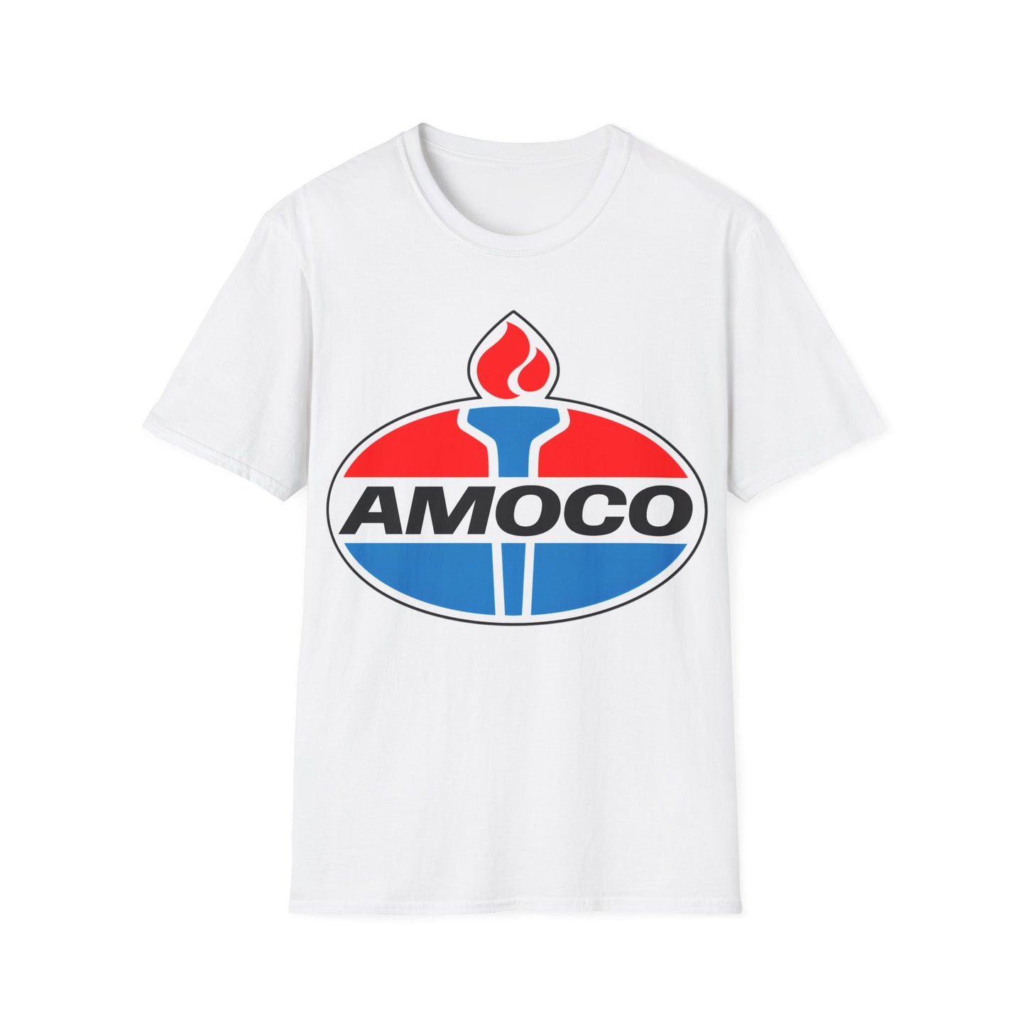 amoco oil company logo tshirt