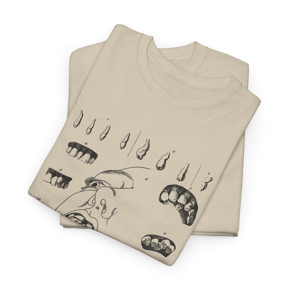 early 1800s disease of the human teeth dentistry illustration tshirt