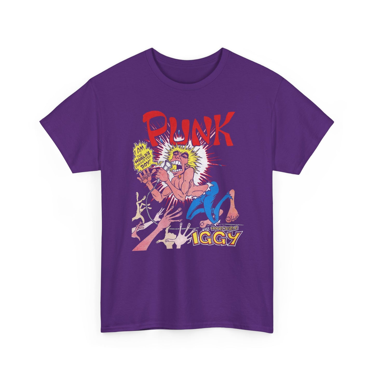 1976 fourth issue of punk magazine iggy graphic tshirt