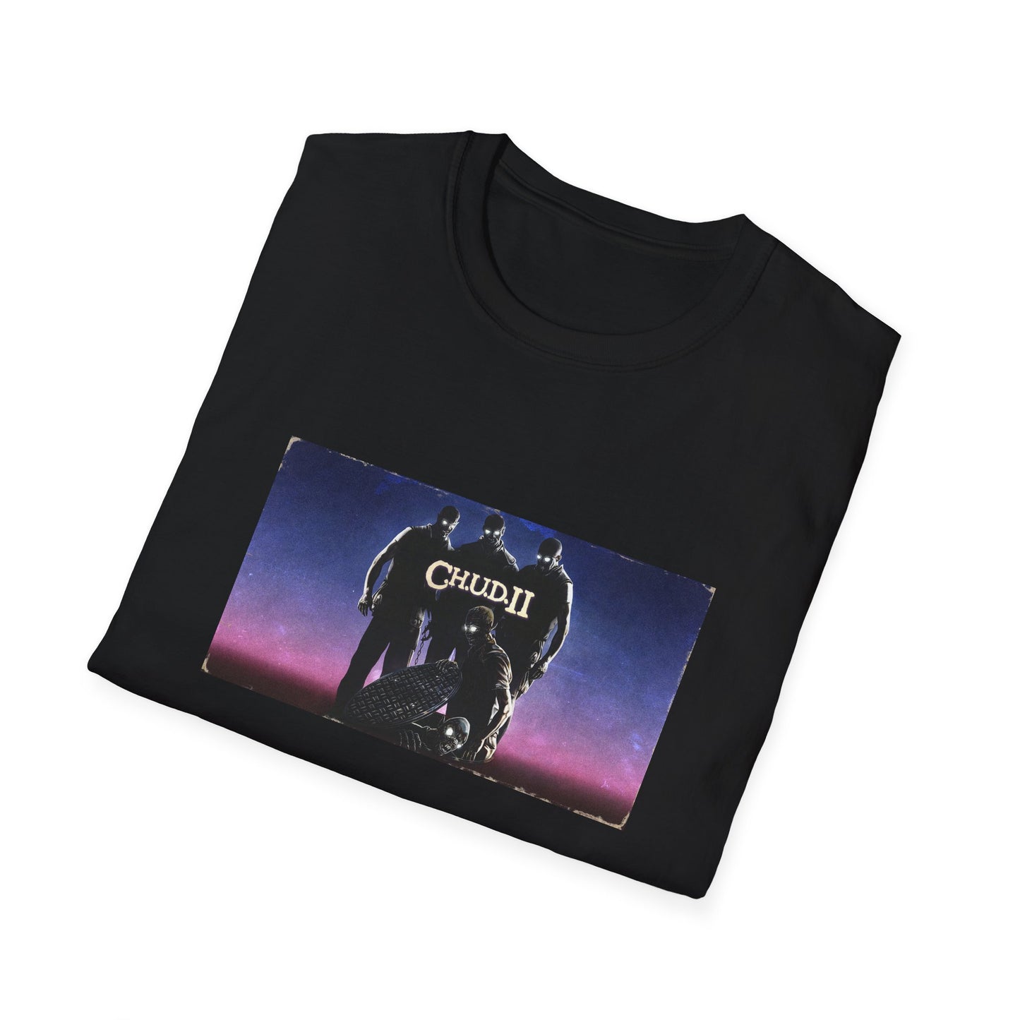 1989 C.H.U.D. II: bud the C.H.U.D movie poster tshirt