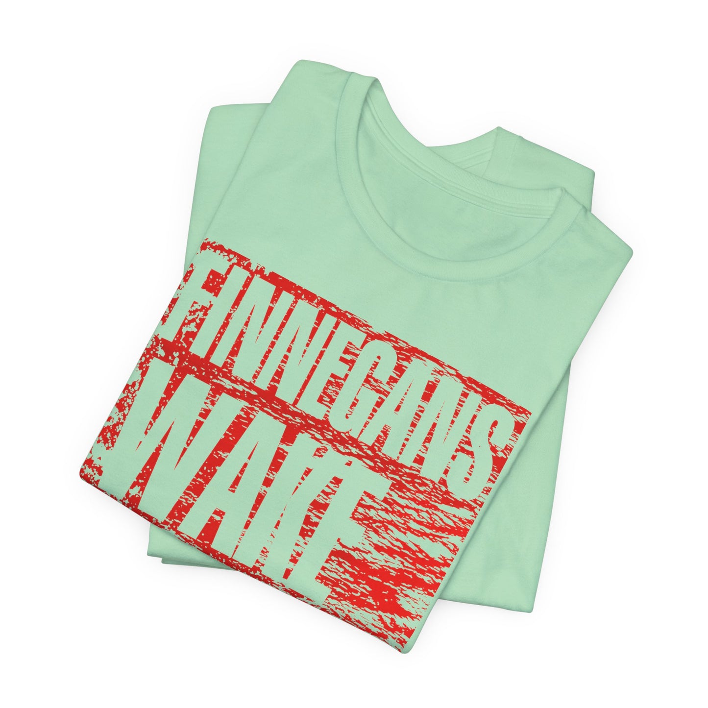 james joyce finnegans wake in red tshirt