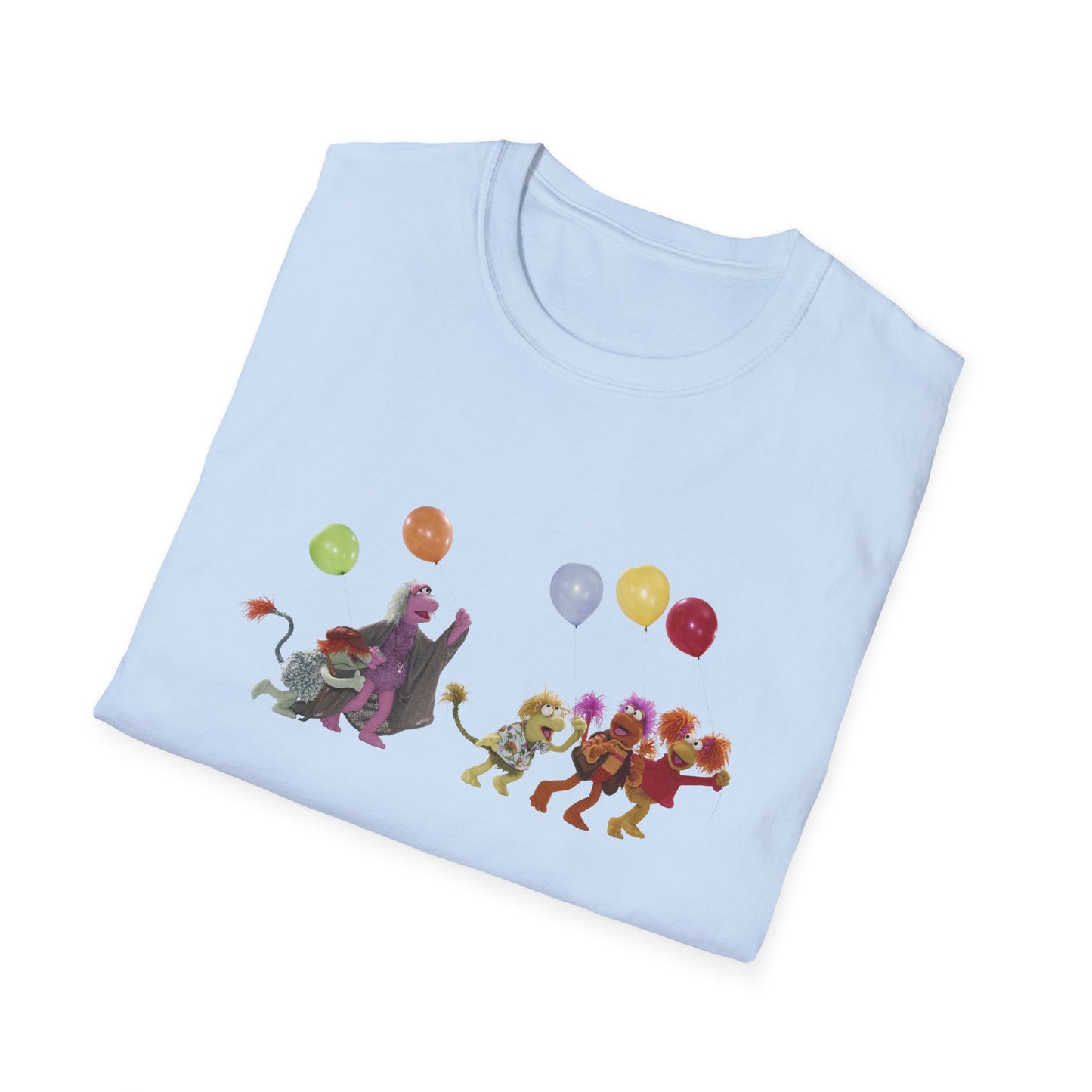 fraggle rock 1983 tv show light tshirt