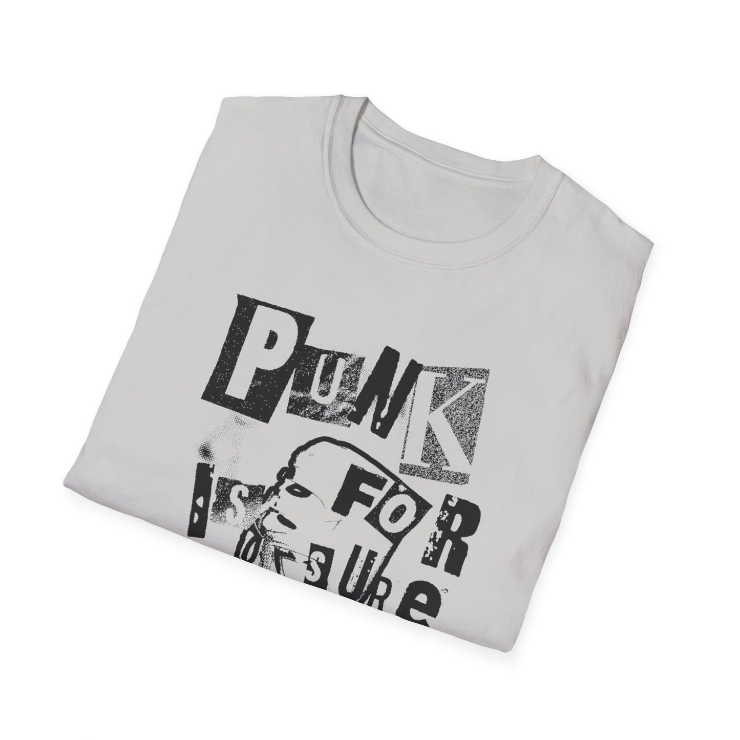 punk is for sure dead spray spaint style tshirt