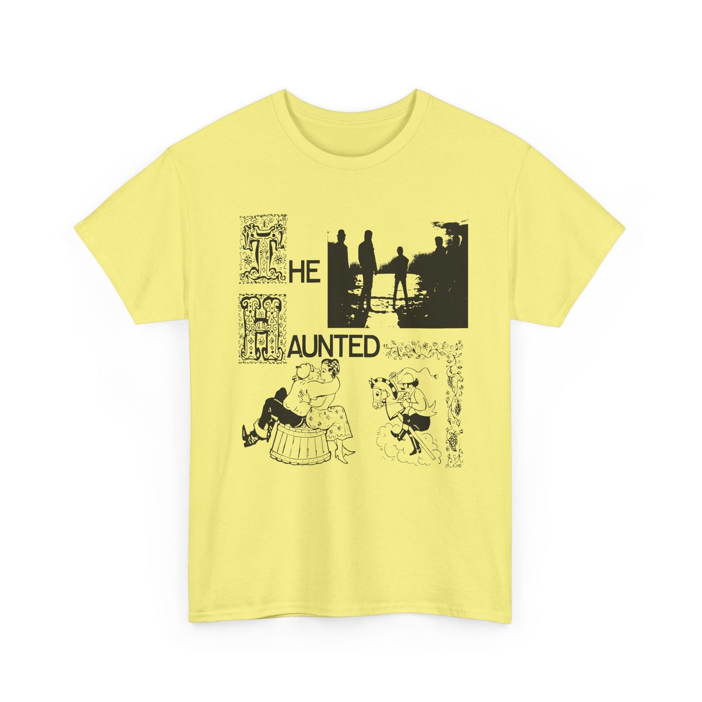 1967 debut album by montreal garage rock band the haunted stretched graphic tshirt