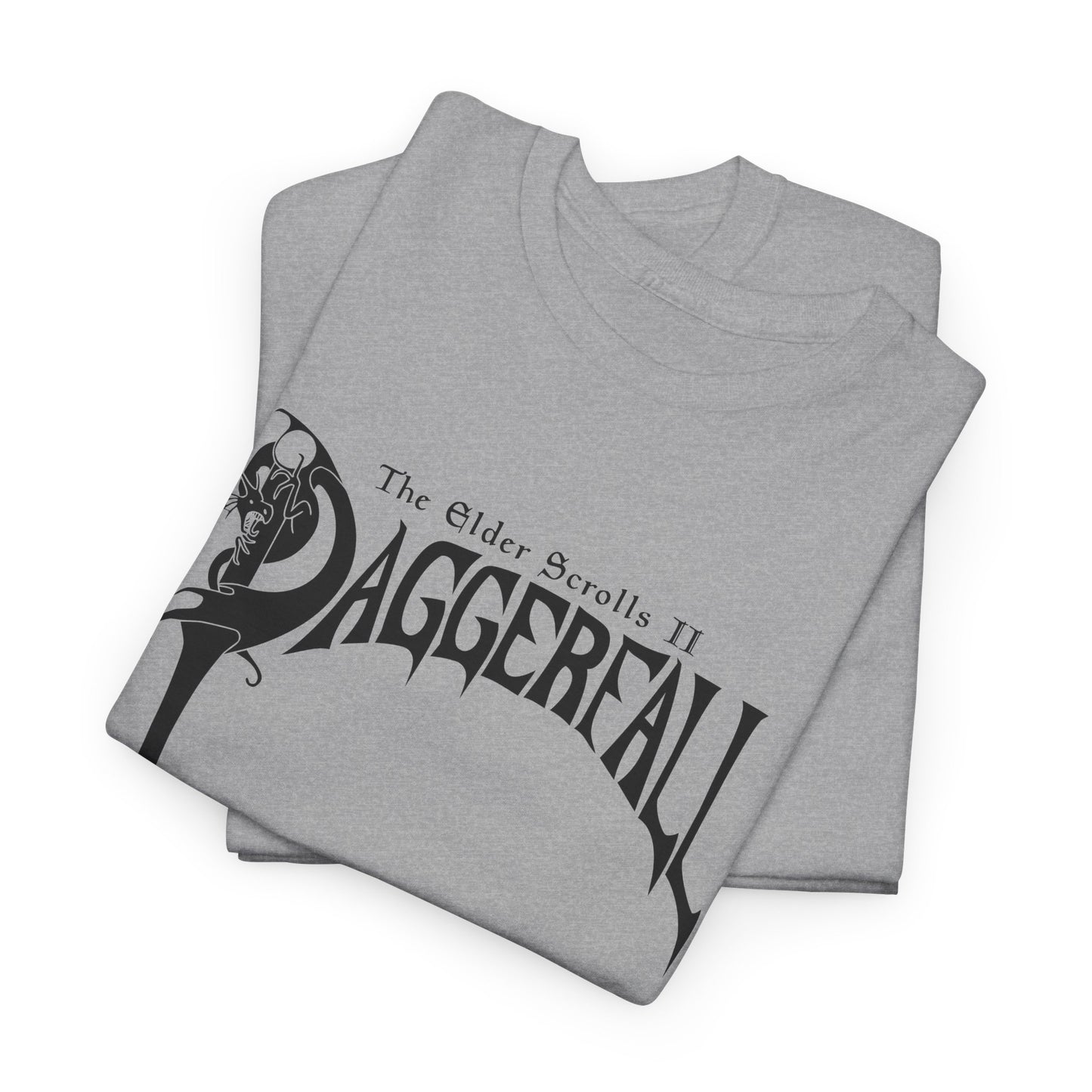 daggerfall the elder scrolls 2 1996 masterpiece video game logo in black tshirt