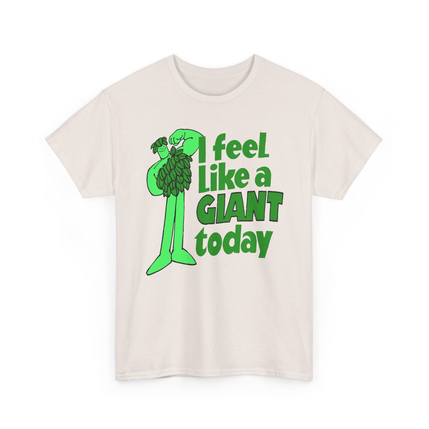 vintage green giant i feel like a giant today tshirt