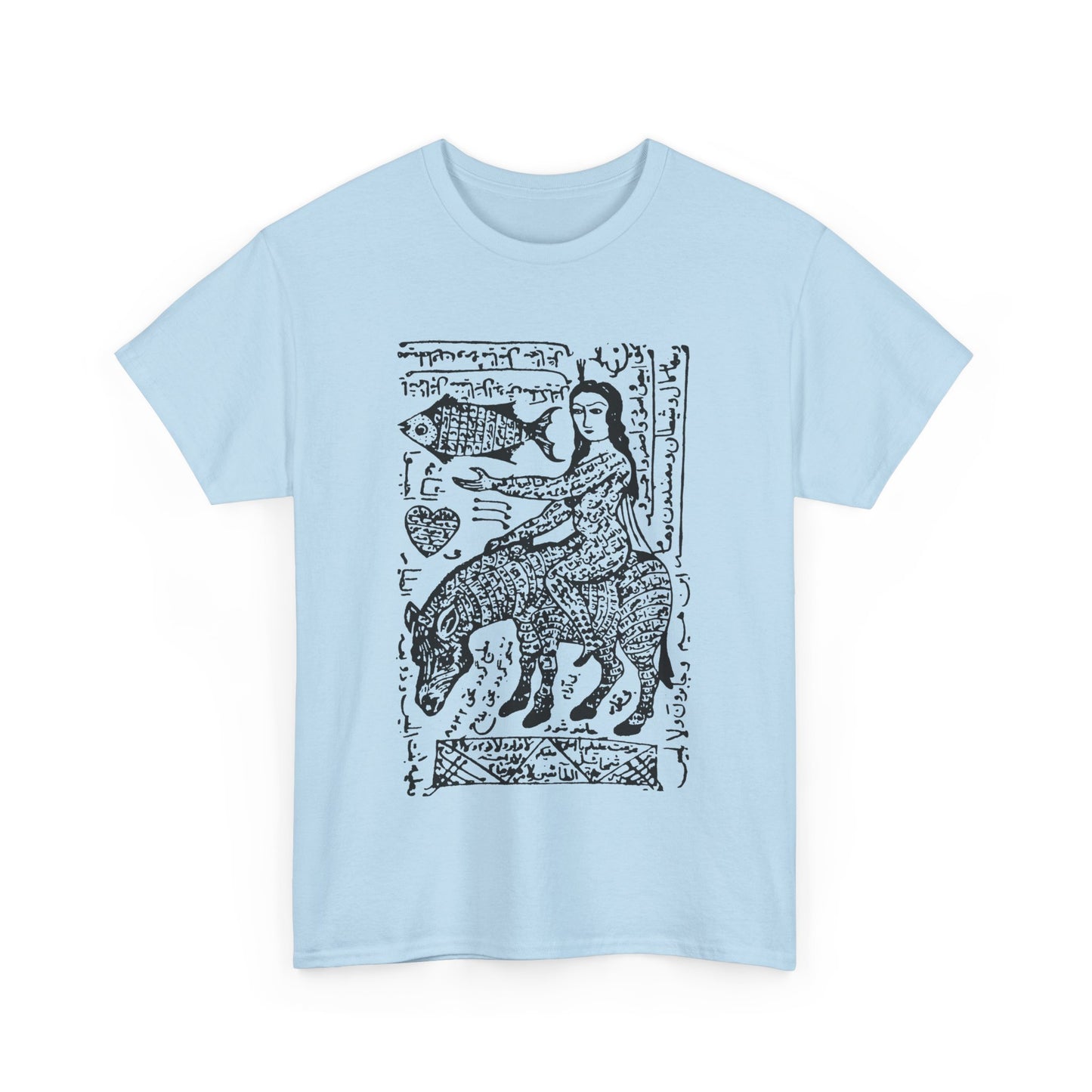 1800s persian witch talisman brass amulet love spell tshirt