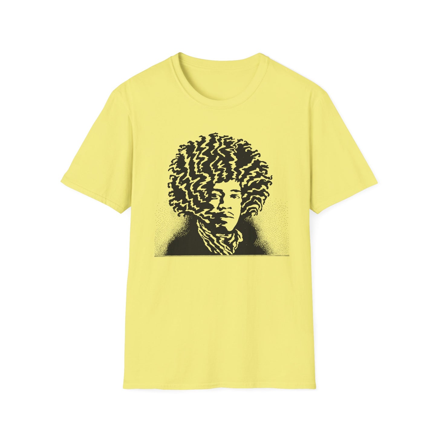 1968 jimi hendrix shrine auditorium poster black graphic tshirt