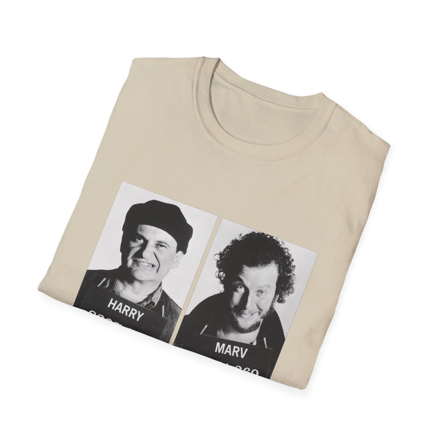 harry and marv mugshot christmas tshirt